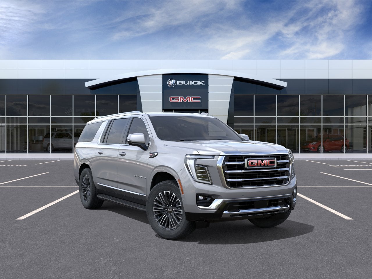 Sterling Metallic 2026 GMC Yukon XL SUV / Crossover Four-Wheel Drive Automatic