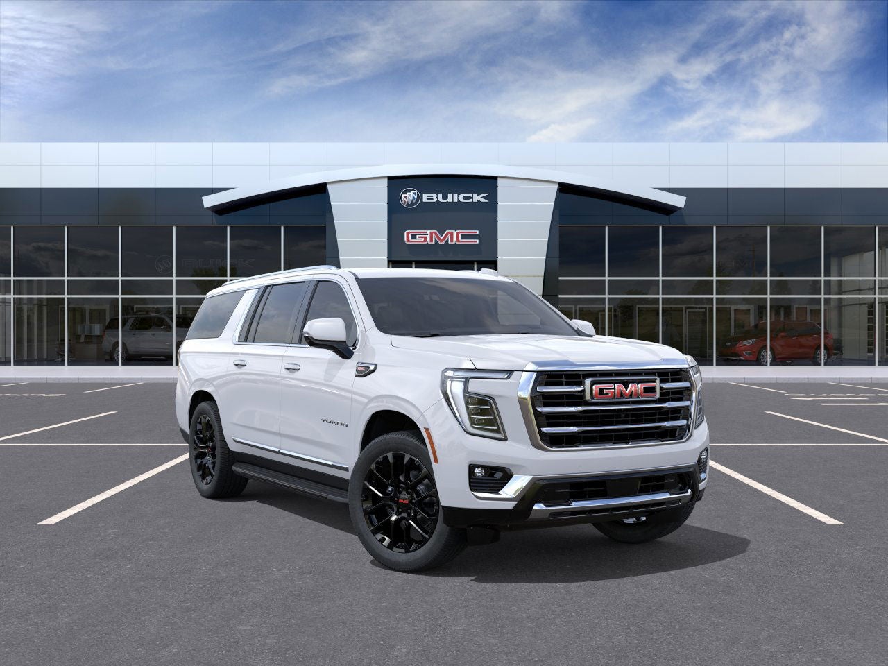 Summit White 2026 GMC Yukon XL SUV / Crossover Four-Wheel Drive Automatic