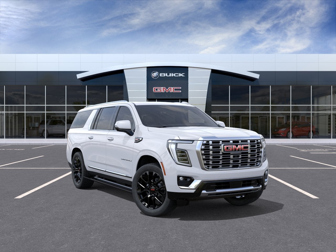 Summit White 2026 GMC Yukon XL SUV / Crossover Four-Wheel Drive Automatic