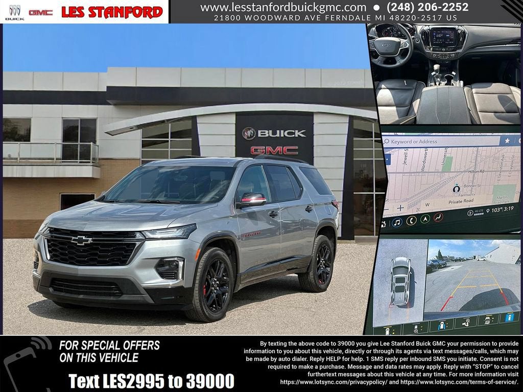 Sterling Gray Metallic 2023 Chevrolet Traverse SUV / Crossover Front-Wheel Drive Automatic
