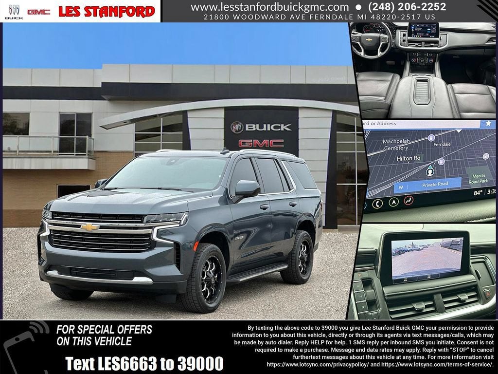 Shadow Gray Metallic 2021 Chevrolet Tahoe SUV / Crossover Four-Wheel Drive Automatic