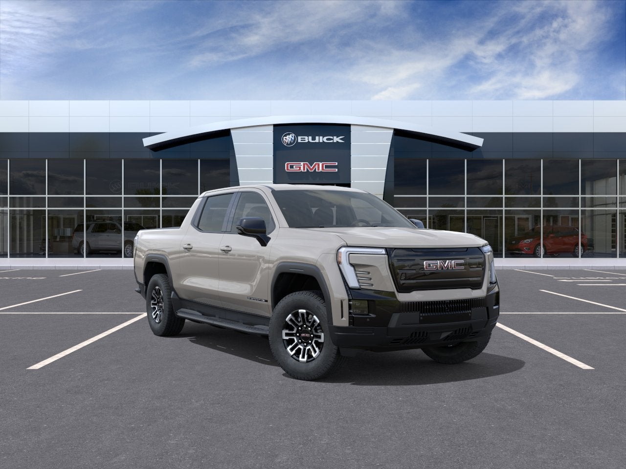 Coastal Dune 2026 GMC Sierra EV Pickup Truck All-Wheel Drive Automatic
