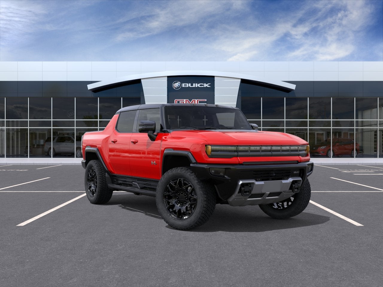 Solar Orange 2026 GMC Hummer EV Pickup Pickup Truck All-Wheel Drive Automatic