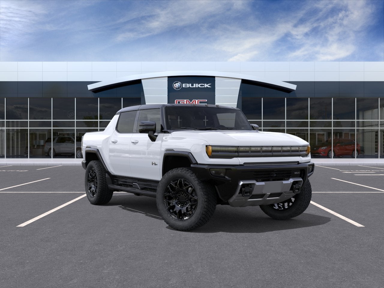 Interstellar White 2026 GMC Hummer EV Pickup Pickup Truck All-Wheel Drive Automatic