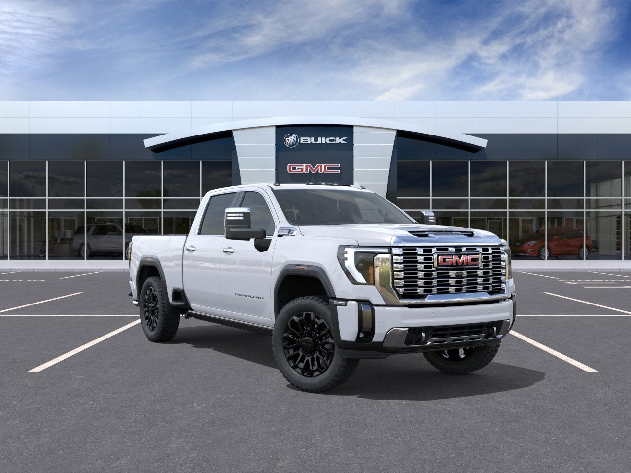 Summit White 2026 GMC Sierra 2500HD Pickup Truck Four-Wheel Drive Automatic