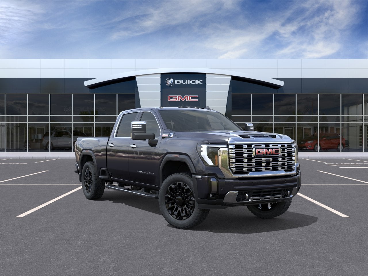 Titanium Rush Metallic 2026 GMC Sierra 2500HD Pickup Truck Four-Wheel Drive Automatic