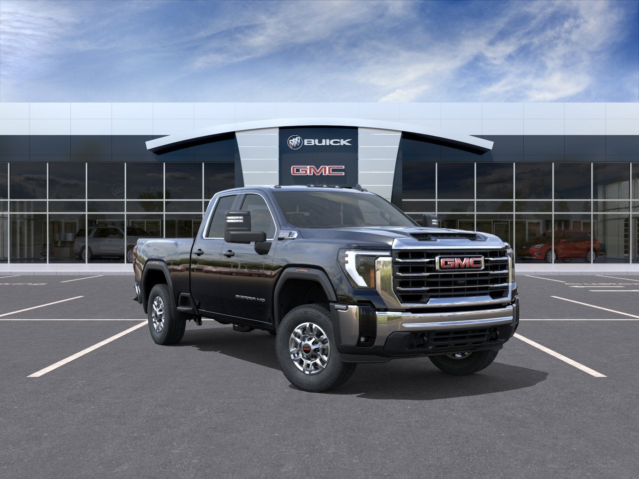 Onyx Black 2026 GMC Sierra 2500HD Pickup Truck Four-Wheel Drive Automatic