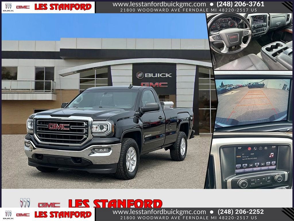 Onyx Black 2016 GMC Sierra 1500 Pickup Truck Four-Wheel Drive Automatic