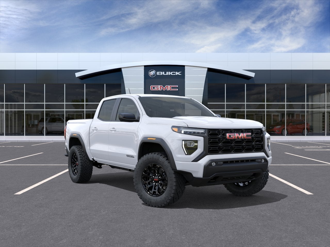 Summit White 2026 GMC Canyon Pickup Truck Four-Wheel Drive Automatic