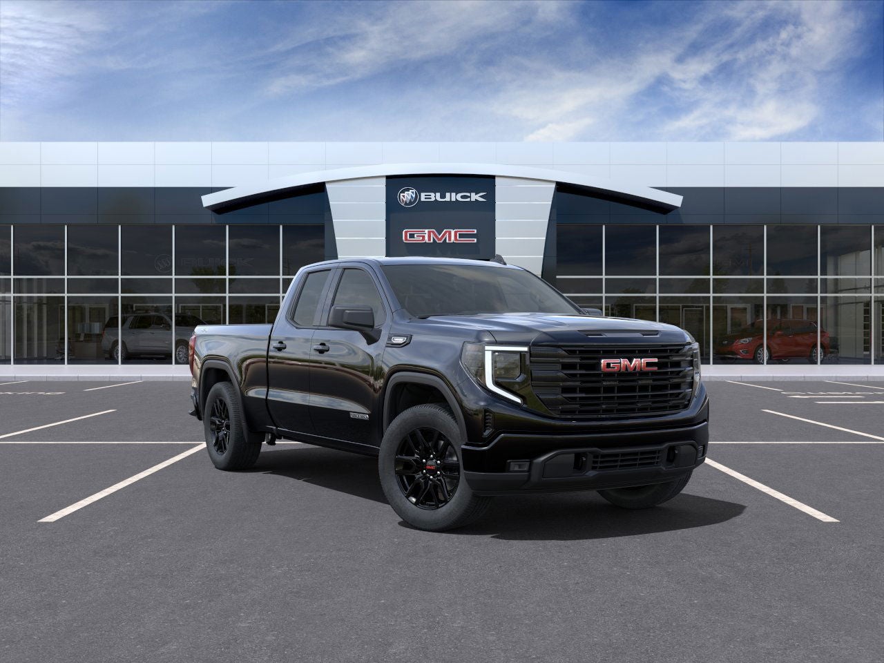 Onyx Black 2025 GMC Sierra 1500 Pickup Truck Four-Wheel Drive Automatic