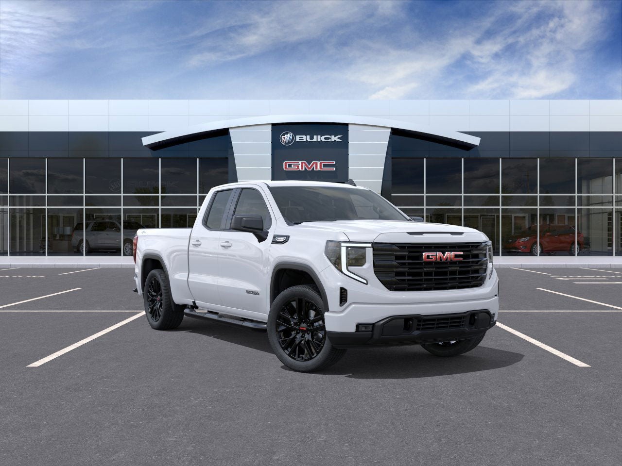 Summit White 2026 GMC Sierra 1500 Pickup Truck Four-Wheel Drive Automatic