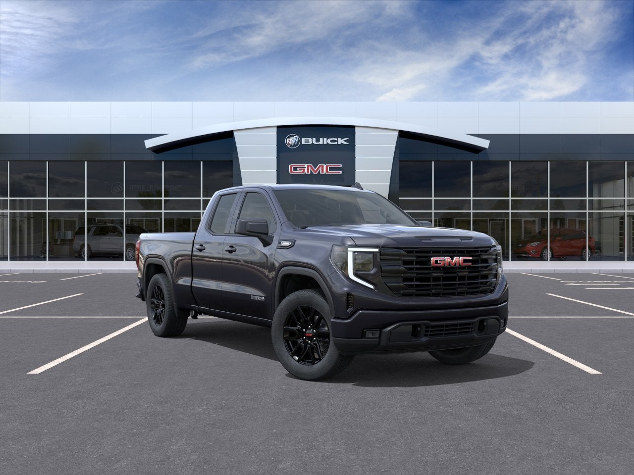 Titanium Rush Metallic 2026 GMC Sierra 1500 Pickup Truck Four-Wheel Drive Automatic