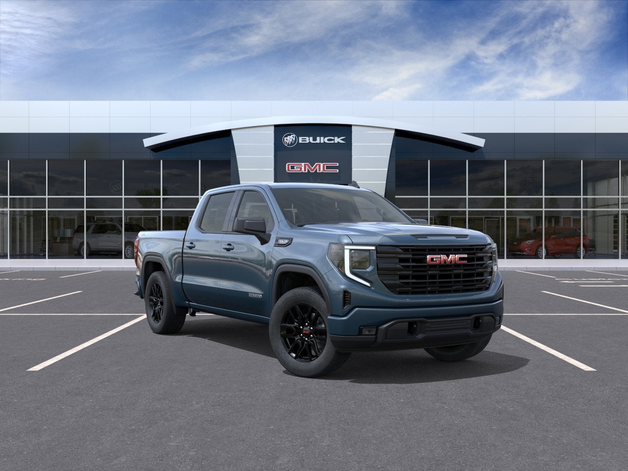 Downpour Metallic 2026 GMC Sierra 1500 Pickup Truck Four-Wheel Drive Automatic