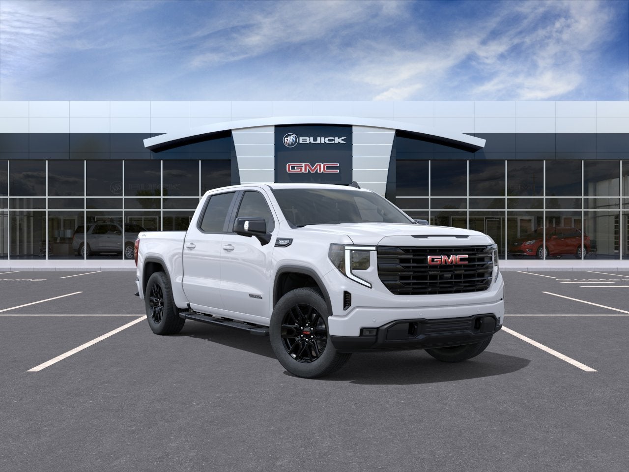 Summit White 2026 GMC Sierra 1500 Pickup Truck Four-Wheel Drive Automatic