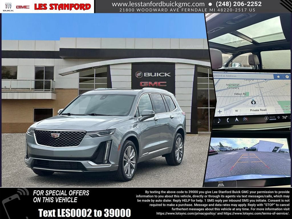 Argent Silver Metallic 2024 Cadillac XT6 SUV / Crossover Four-Wheel Drive Automatic
