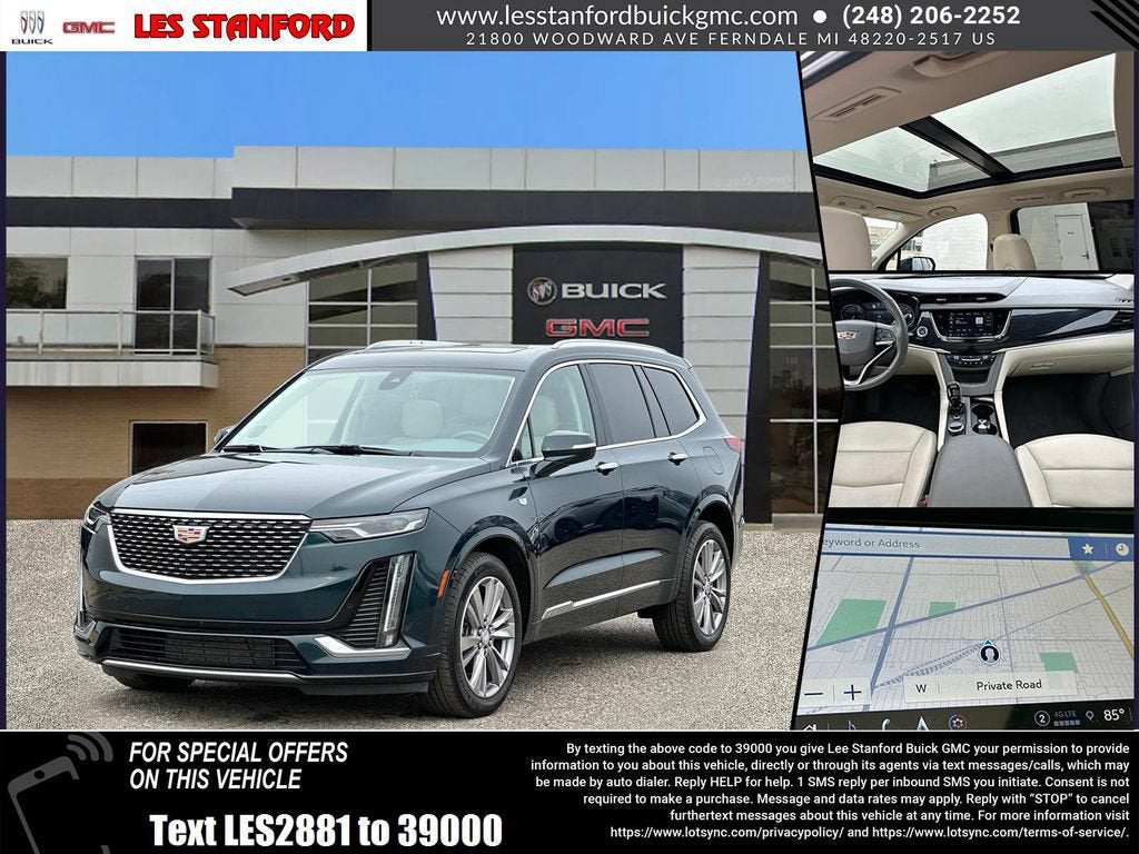 Emerald Lake Metallic 2025 Cadillac XT6 SUV / Crossover Four-Wheel Drive Automatic