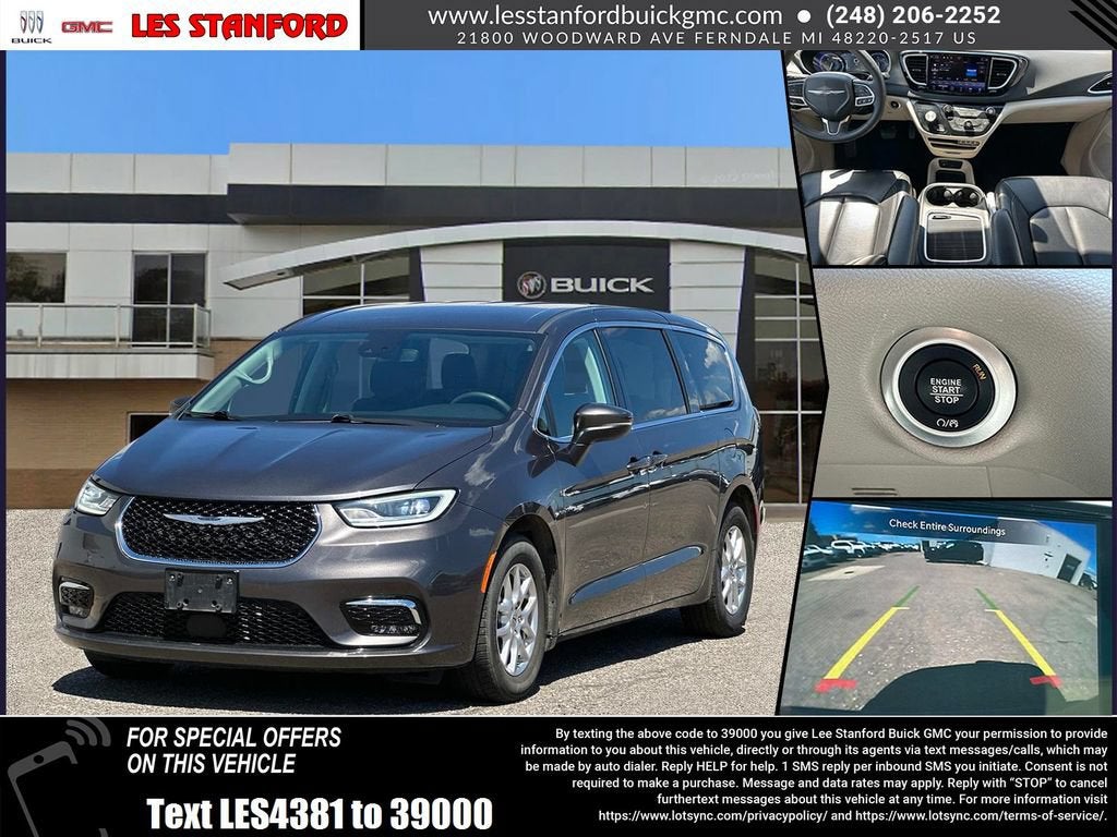 Granite Crystal M 2023 Chrysler Pacifica Minivan Front-Wheel Drive Automatic