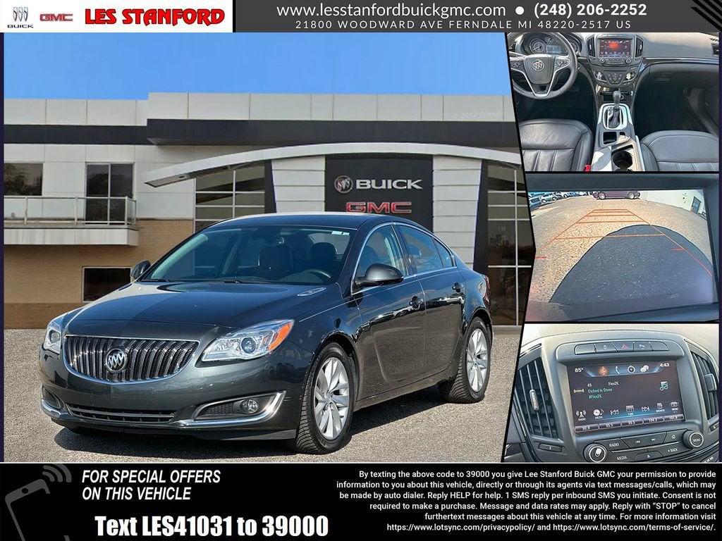  2016 Buick Regal Premium II Sedan FWD   