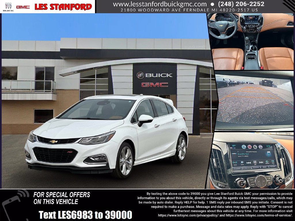  2017 Chevrolet Cruze Premier Hatchback FWD   