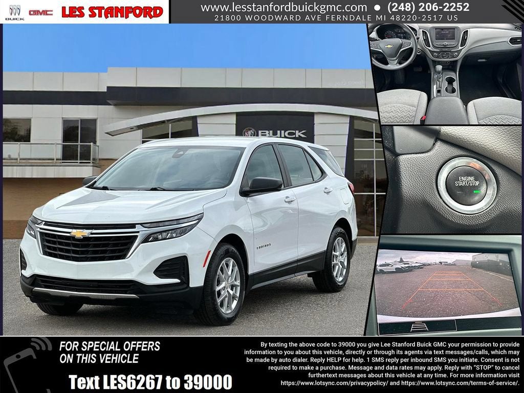 Summit White 2023 Chevrolet Equinox SUV / Crossover Front-Wheel Drive Automatic