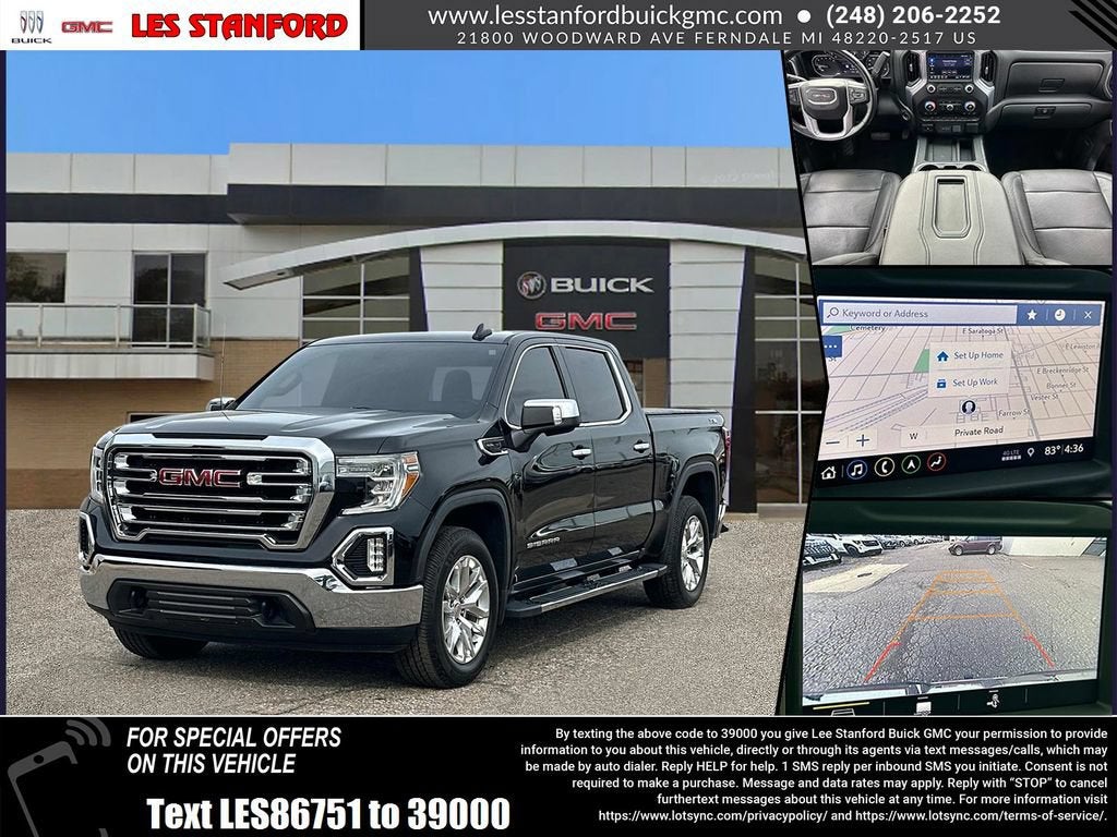 Onyx Black 2019 GMC Sierra 1500 Pickup Truck Four-Wheel Drive Automatic