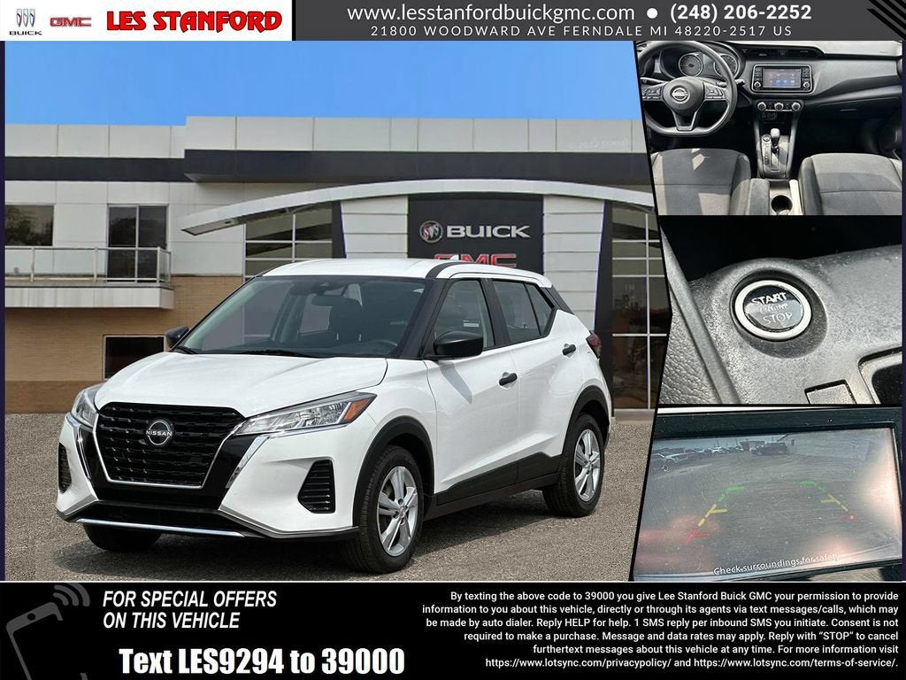White (Fresh Powder) 2023 Nissan Kicks SUV / Crossover Front-Wheel Drive 