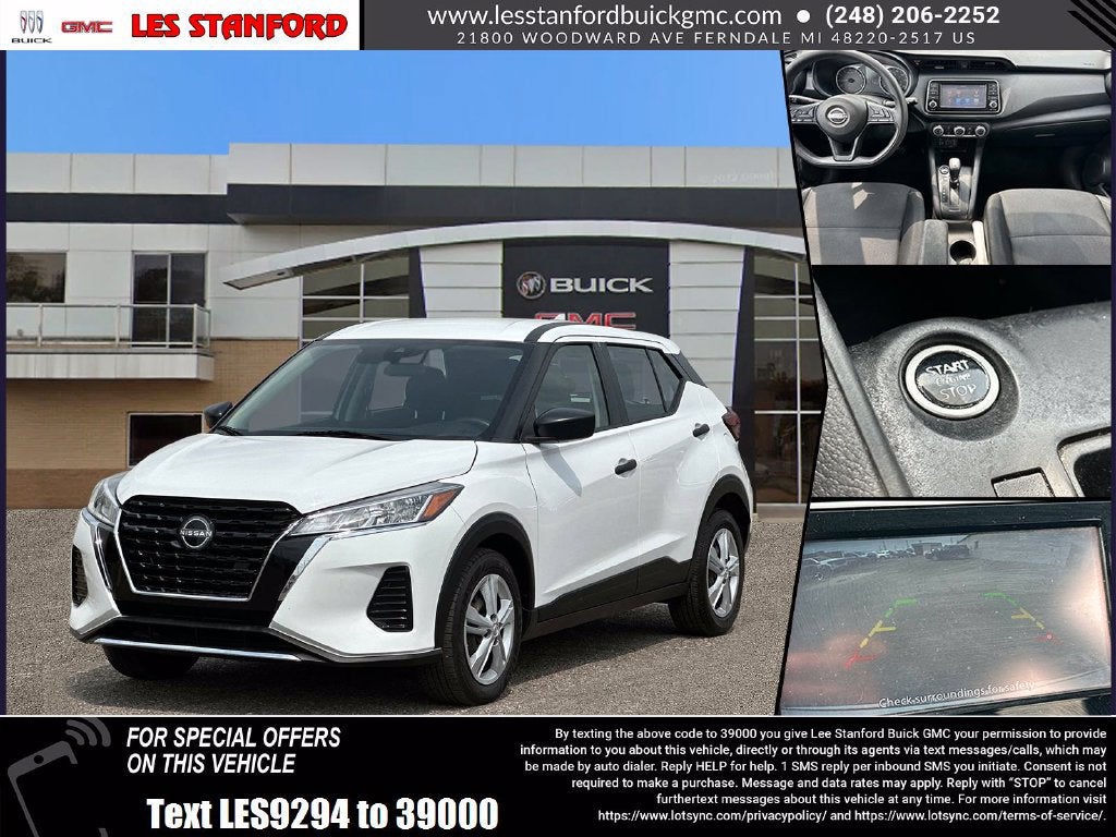 White (Fresh Powder) 2023 Nissan Kicks SUV / Crossover Front-Wheel Drive 
