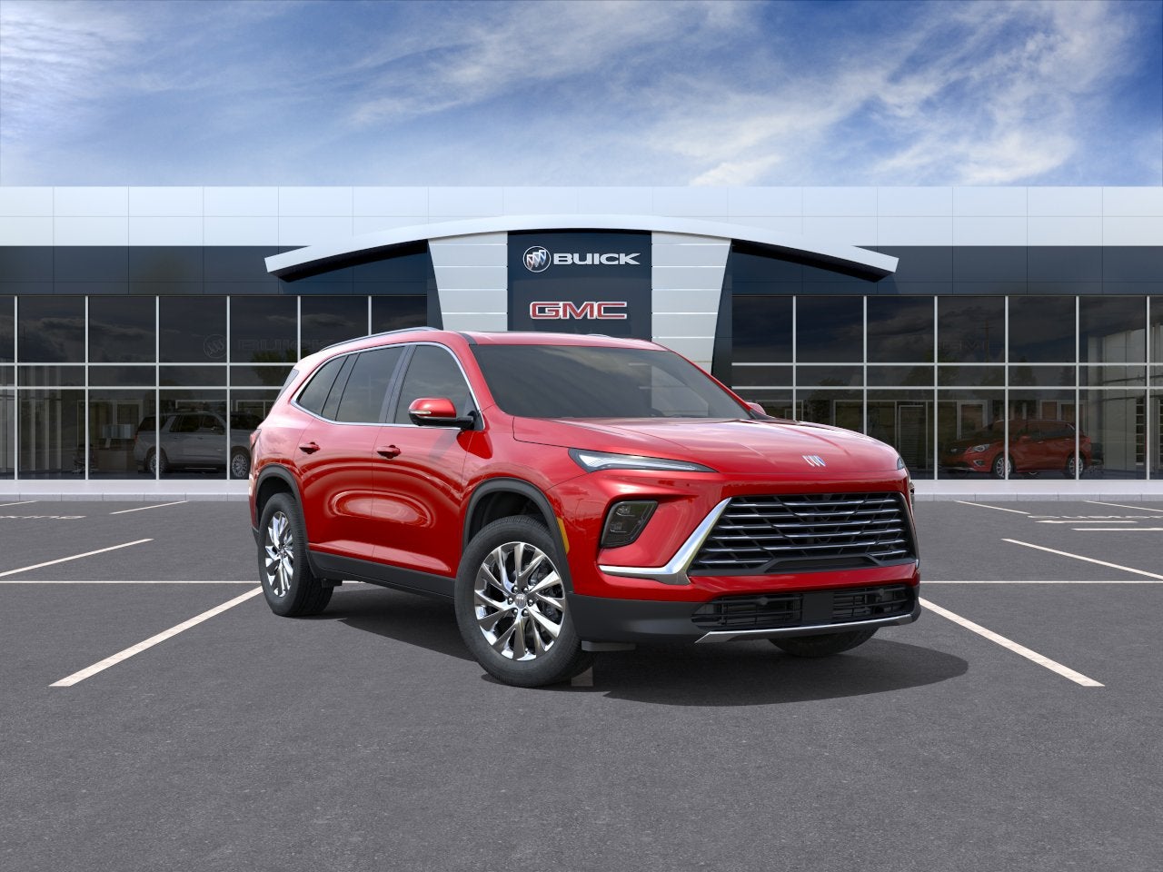 Cherry Red Tintcoat 2026 Buick Enclave SUV / Crossover Four-Wheel Drive Automatic