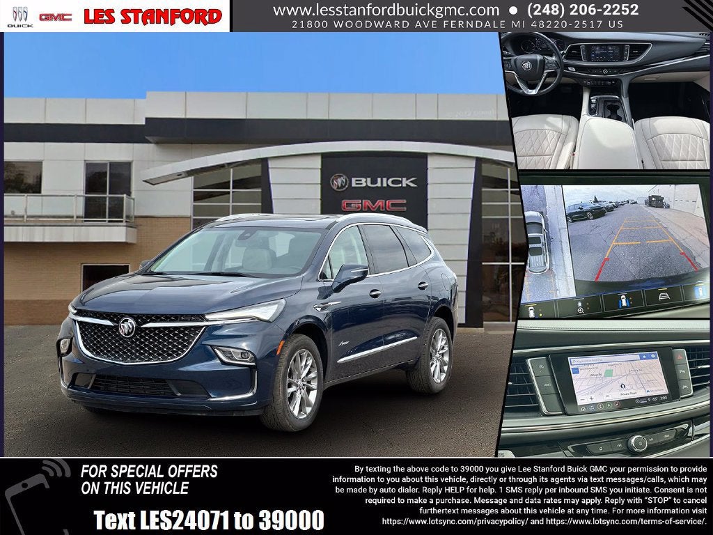 Emperor Blue Metallic 2023 Buick Enclave SUV / Crossover Four-Wheel Drive Automatic