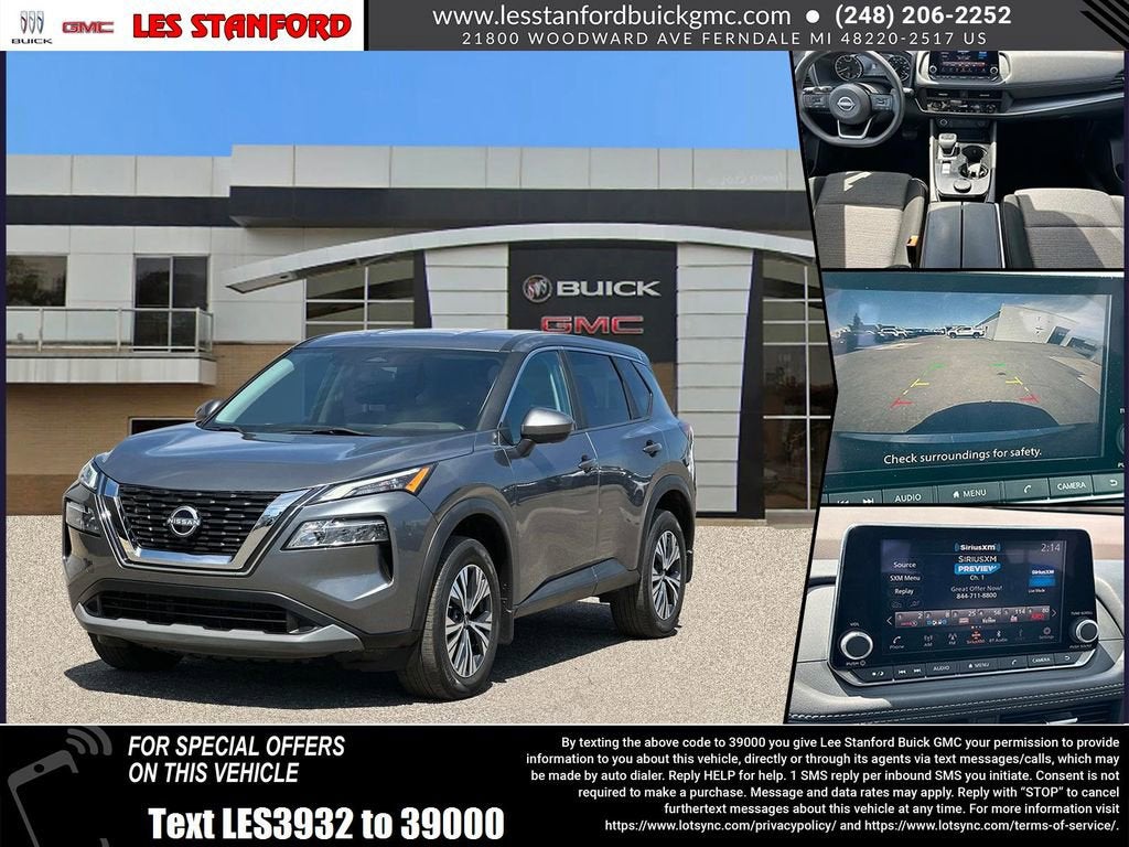 Gray (Gun Metallic) 2023 Nissan Rogue SUV / Crossover All-Wheel Drive Continuously Variable Transmission