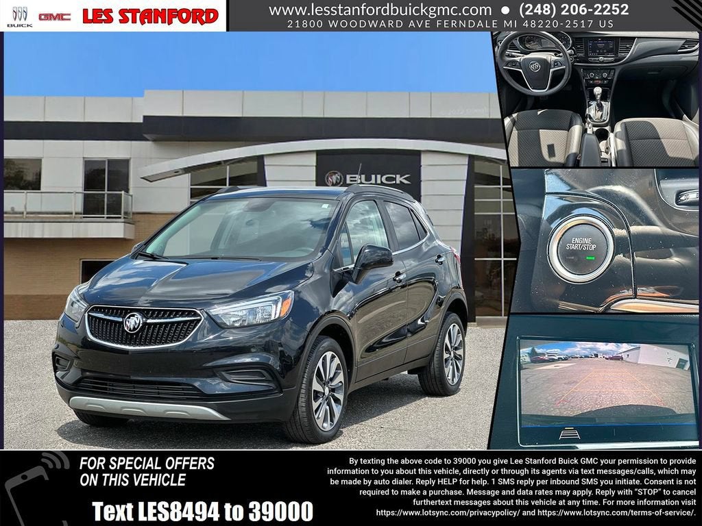 Black (Ebony Twilight Metallic) 2022 Buick Encore SUV / Crossover All-Wheel Drive Automatic