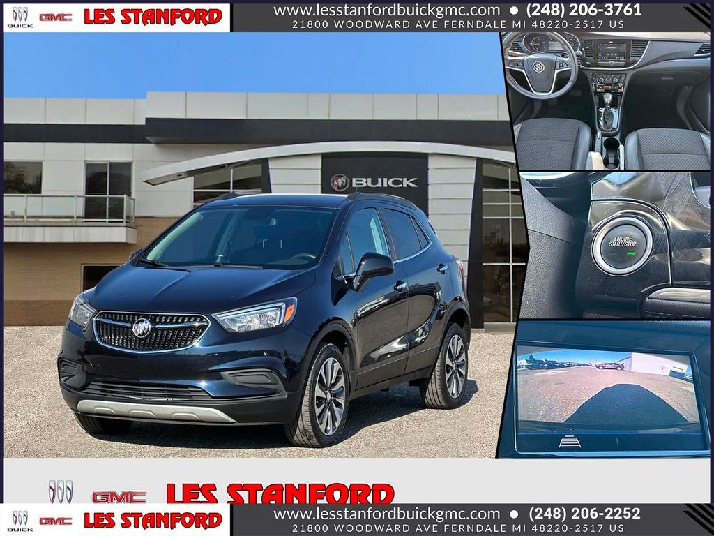 Dark Moon Blue Metallic 2022 Buick Encore Preferred AWD SUV / Crossover All-Wheel Drive Automatic