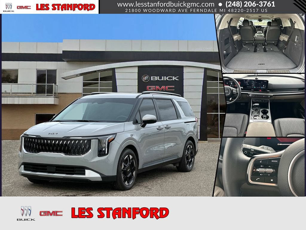 Ceramic Silver 2025 Kia Carnival Minivan Front-Wheel Drive Automatic