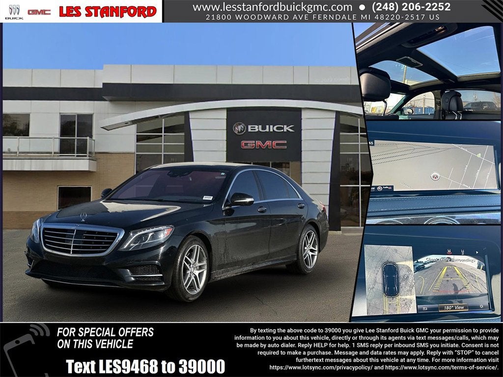 2015 Mercedes-Benz S-Class S 550 4MATIC
