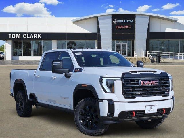 Summit White 2026 GMC Sierra 3500HD AT4 Crew Cab 4WD Pickup Truck Four-Wheel Drive Automatic