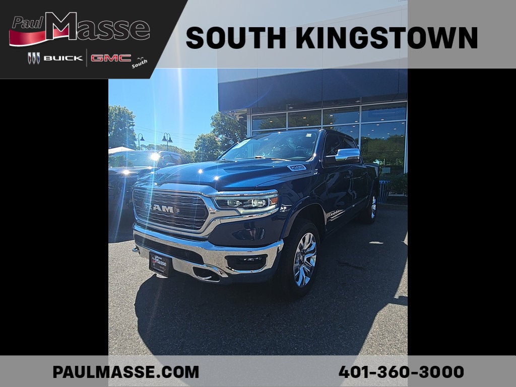 Blue 2023 RAM 1500 Pickup Truck Four-Wheel Drive 