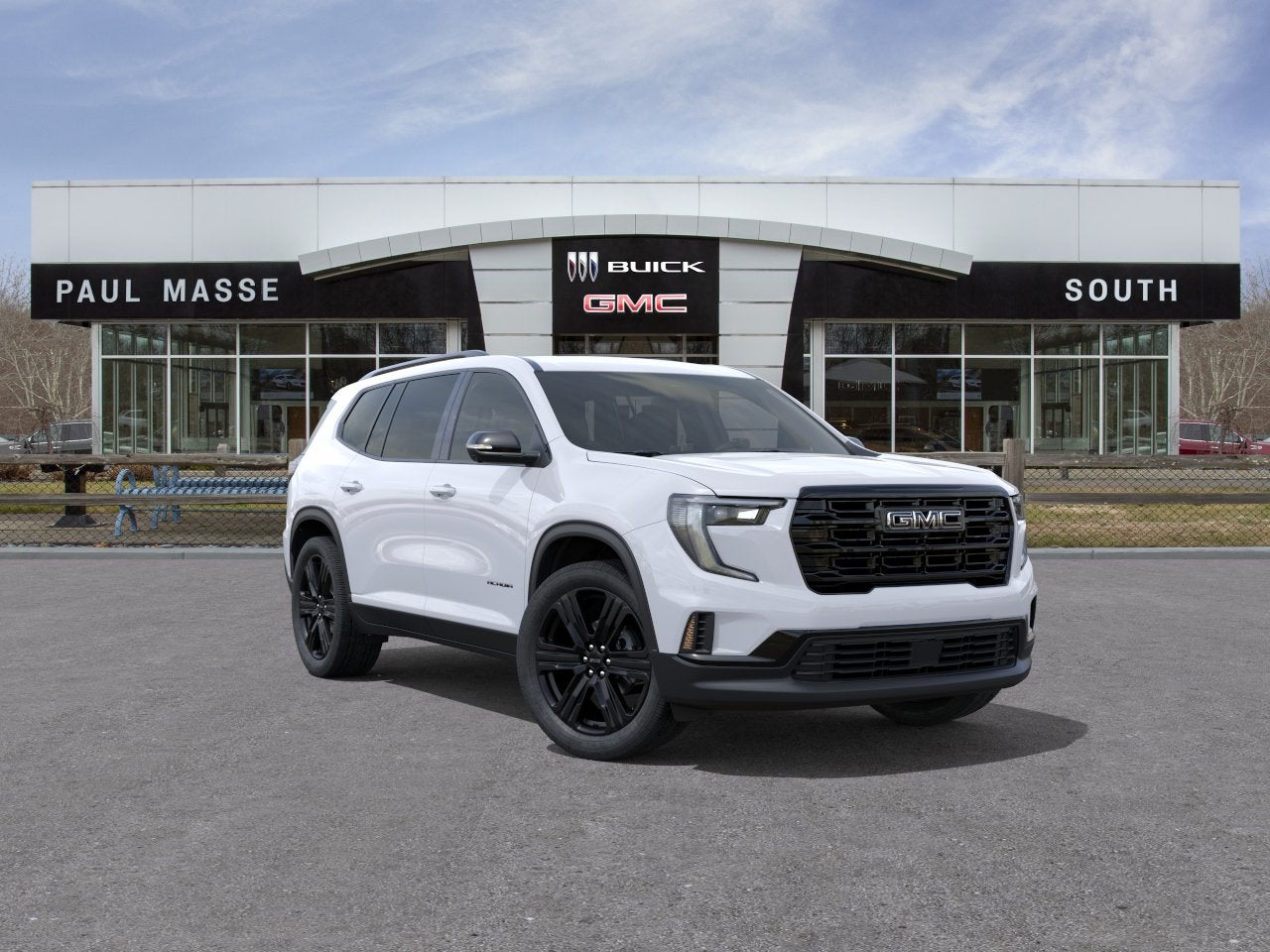 Summit White 2027 GMC Acadia SUV / Crossover Four-Wheel Drive Automatic