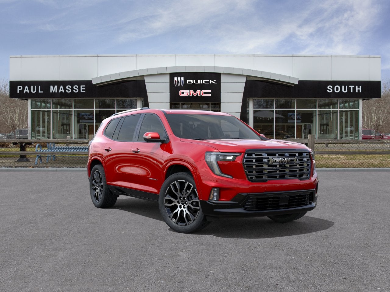 Volcanic Red Tintcoat 2027 GMC Acadia SUV / Crossover Four-Wheel Drive Automatic