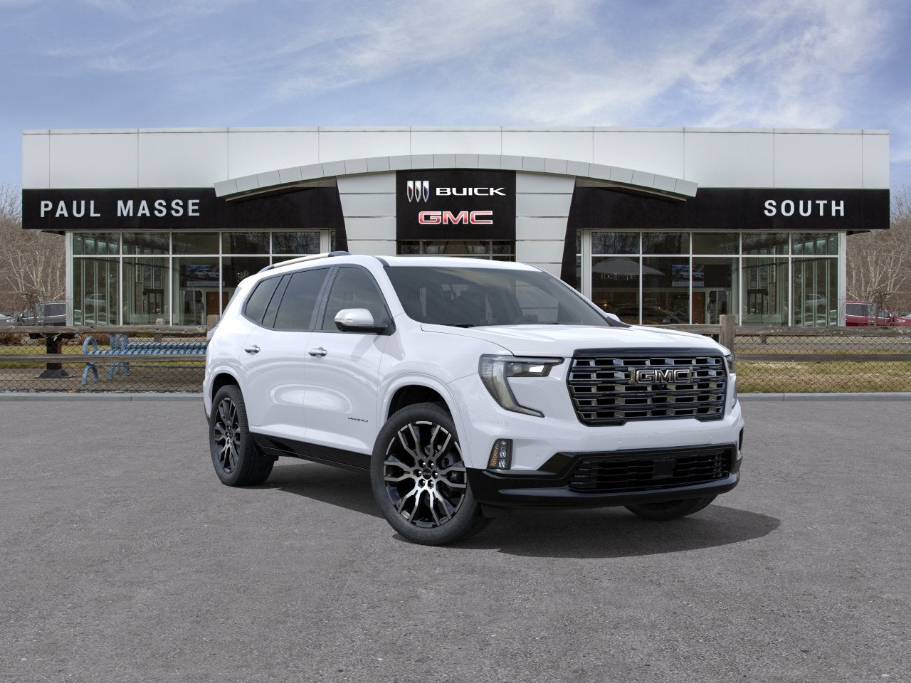 Glacier White Tricoat 2026 GMC Acadia SUV / Crossover Four-Wheel Drive Automatic