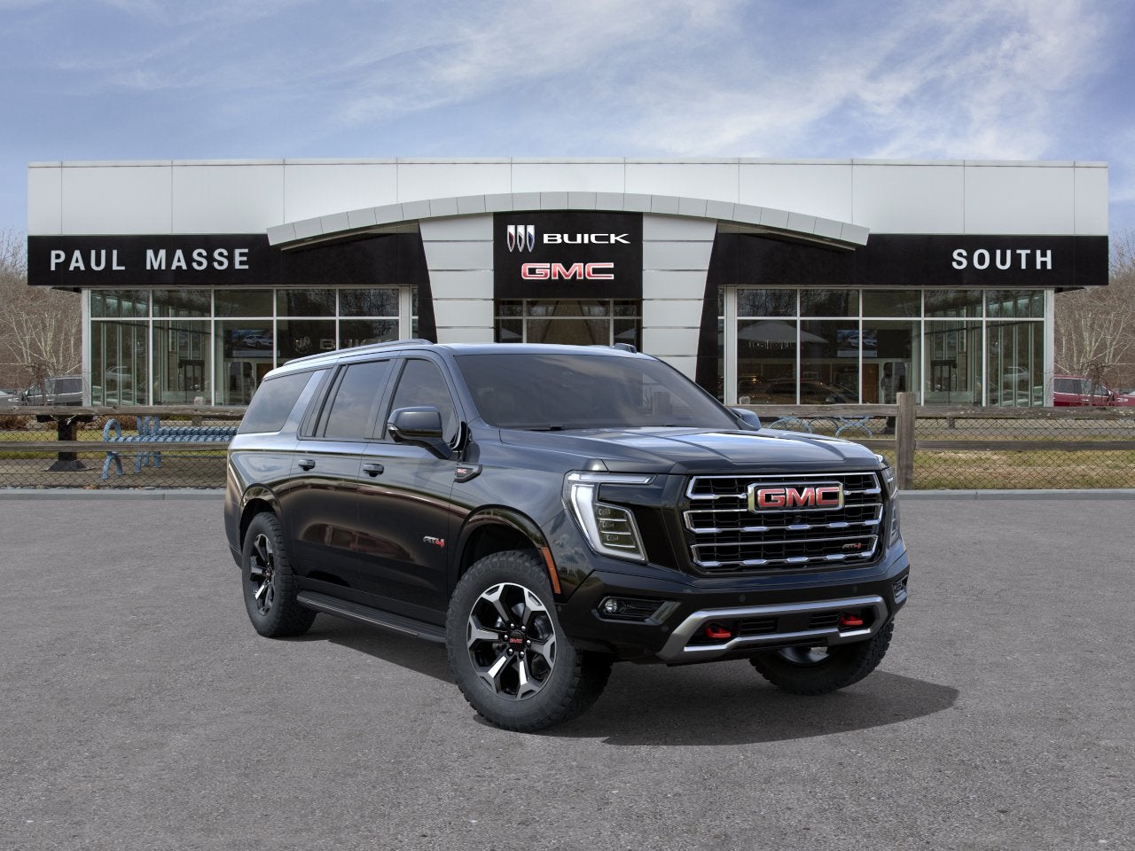 Onyx Black 2026 GMC Yukon XL AT4 4WD SUV / Crossover Four-Wheel Drive Automatic