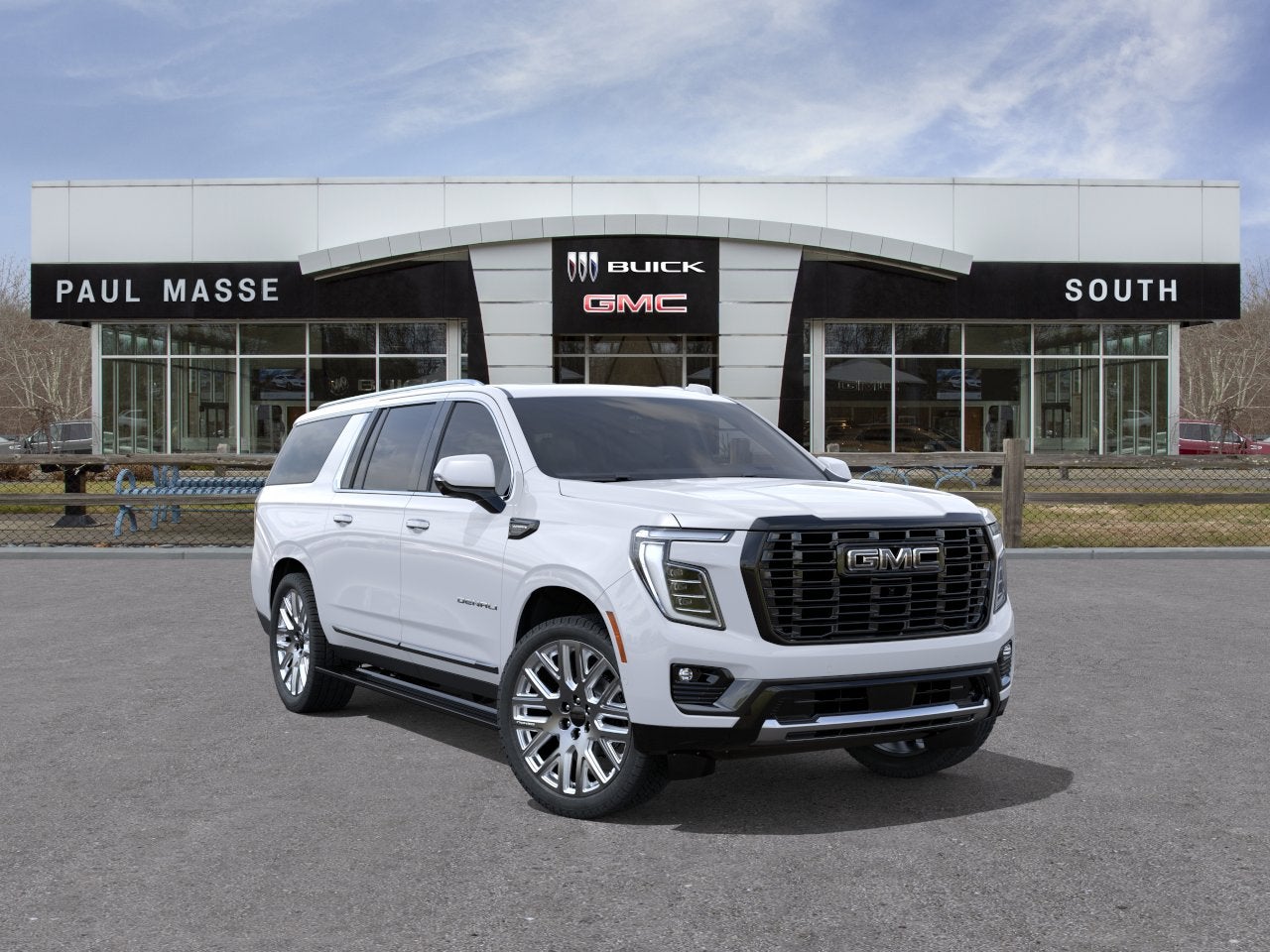 Glacier White Tricoat 2026 GMC Yukon XL Denali Ultimate 4WD SUV / Crossover Four-Wheel Drive Automatic