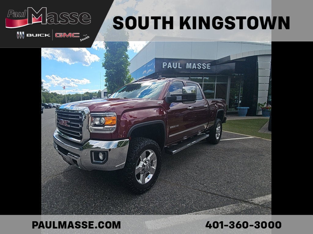 Deep Garnet Metallic 2016 GMC Sierra 2500HD Pickup Truck Four-Wheel Drive Automatic