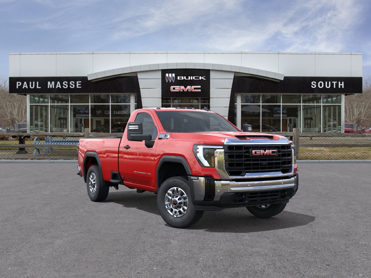 Cardinal Red 2026 GMC Sierra 2500HD Pickup Truck Four-Wheel Drive Automatic