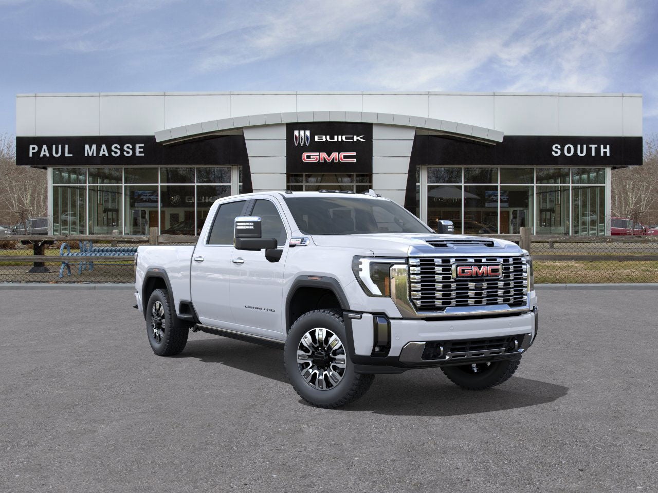 Glacier White Tricoat 2026 GMC Sierra 3500HD Pickup Truck Four-Wheel Drive Automatic