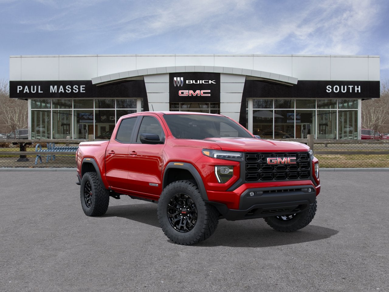 Volcanic Red Tintcoat 2026 GMC Canyon Pickup Truck Four-Wheel Drive Automatic