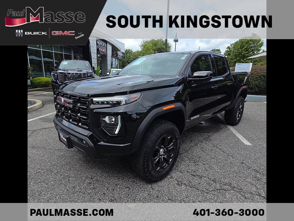 Onyx Black 2024 GMC Canyon Pickup Truck Four-Wheel Drive Automatic