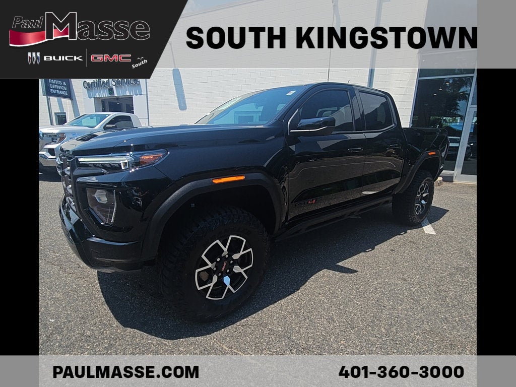 Onyx Black 2024 GMC Canyon Pickup Truck Four-Wheel Drive Automatic
