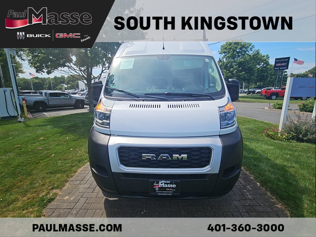 White 2021 RAM ProMaster Van Front-Wheel Drive 