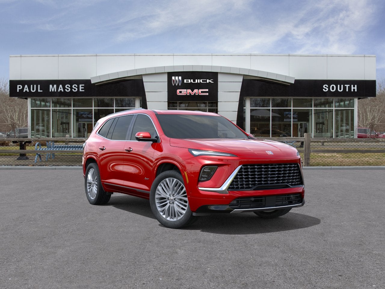 Cherry Red Tintcoat 2027 Buick Enclave SUV / Crossover Four-Wheel Drive Automatic