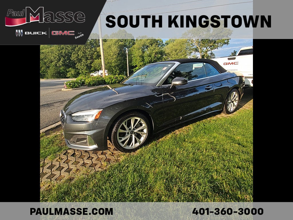 Gray 2021 Audi A5 Convertible All-Wheel Drive 